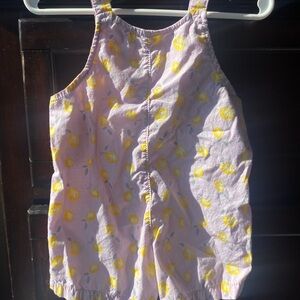 Kids Lemon Print Sleeveless Top